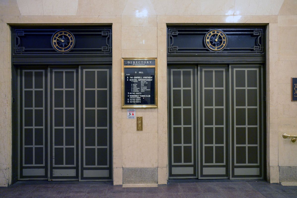 11 Elevators In New York City Grand Central Terminal